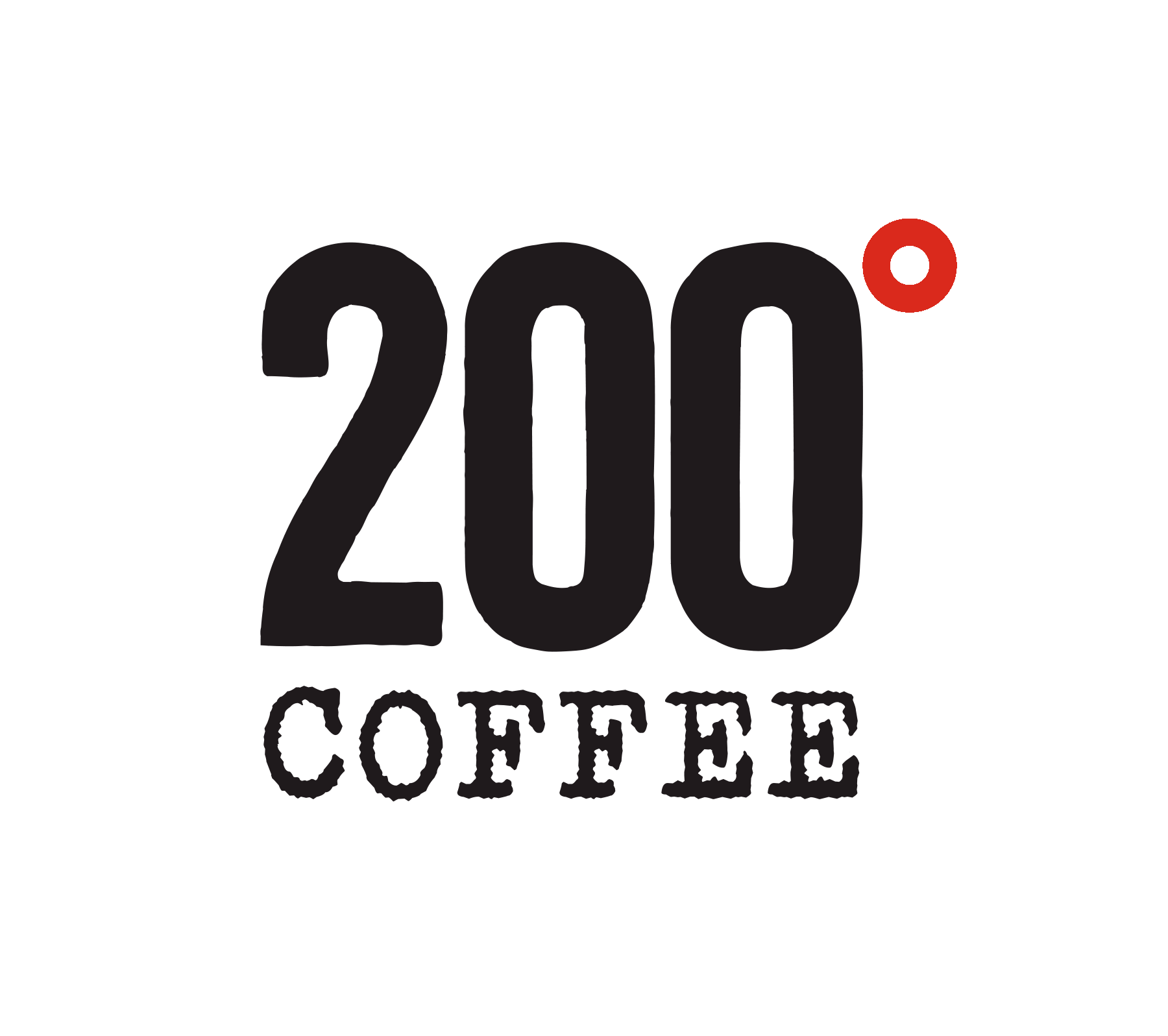 200 degree coffee logo